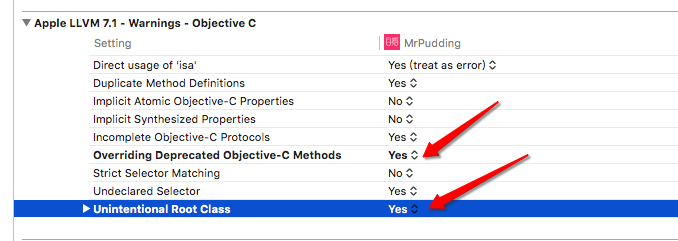 Build Settings
