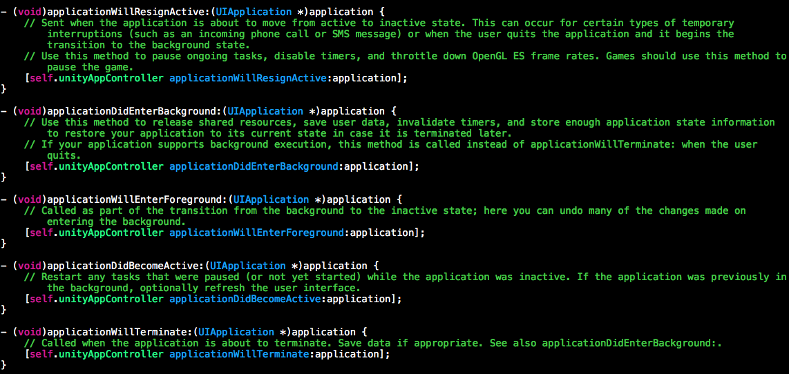 处理`AppDelegate`这个类
